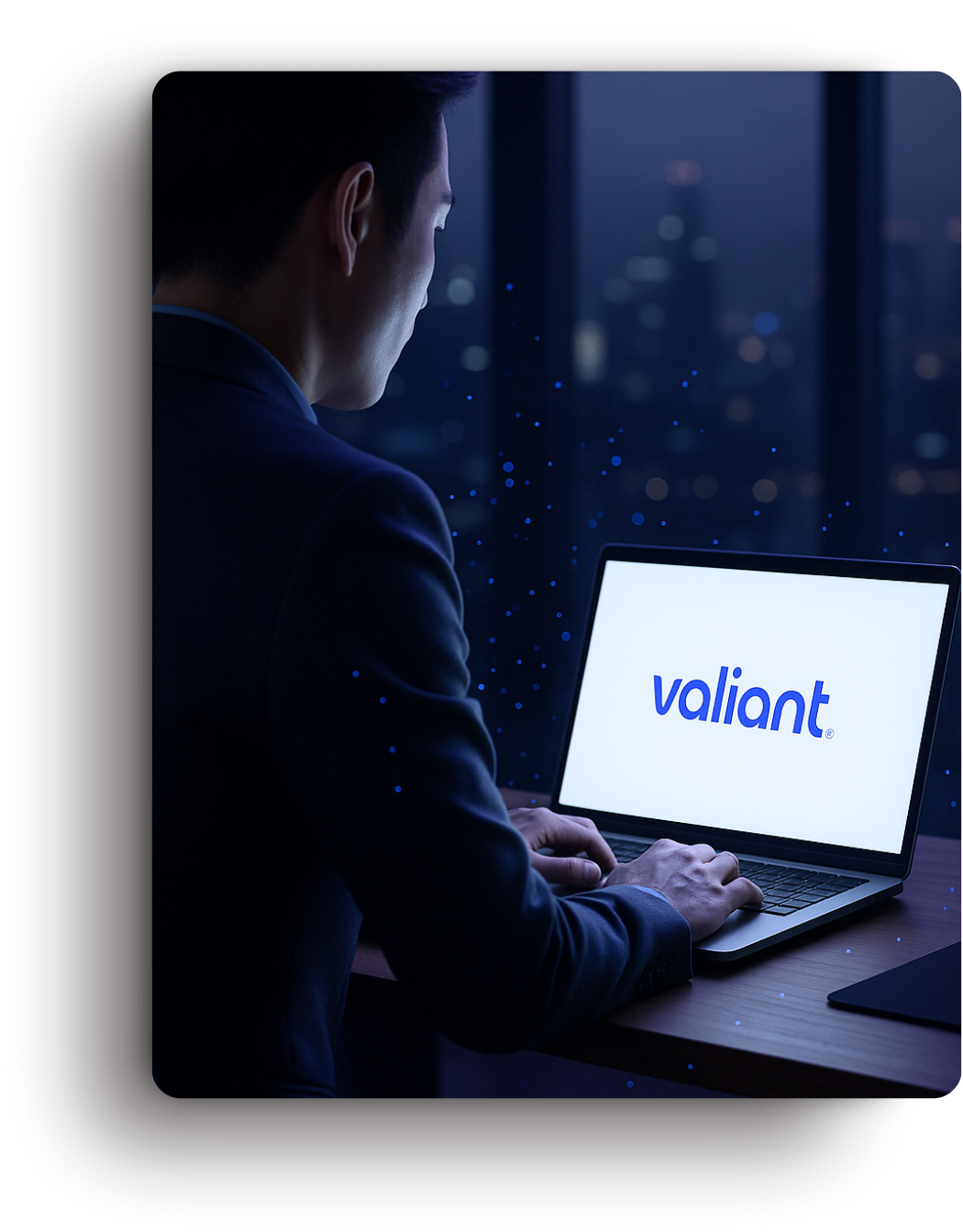 Laptop con Valiant Platform