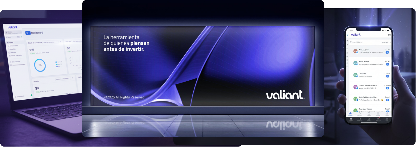 Valiant AI Platform Interface